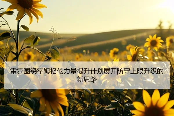 雷霆围绕霍姆格伦力量提升计划展开防守上限升级的新思路